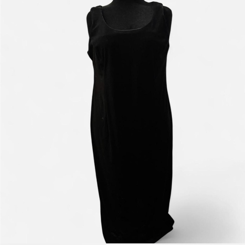 R&M Richards Classic Black Maxi Dress